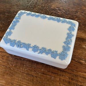 Wedgwood embossed trinket box